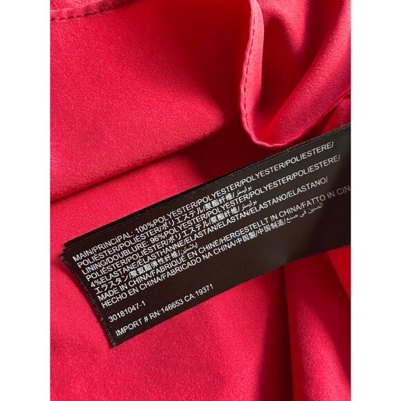 Keepsake The Label Waves Flare Sleeve Ruffle Dress Pomegranate Floral Size Small - Picture 10 of 14